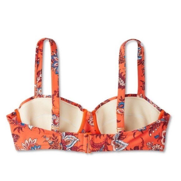 Women's Large Leafy Floral Print Underwire
Bikini Swim Top - RHODE D/DD … - Picture 7 of 7